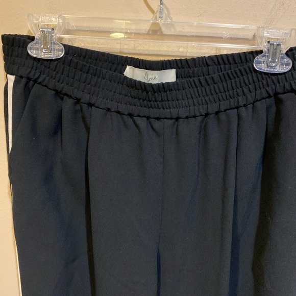 Joie Black Striped Track Pants - Picture 7 of 12
